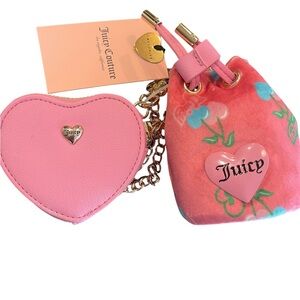 Juicy Couture Gelato Drawstring Pouch with coin purse